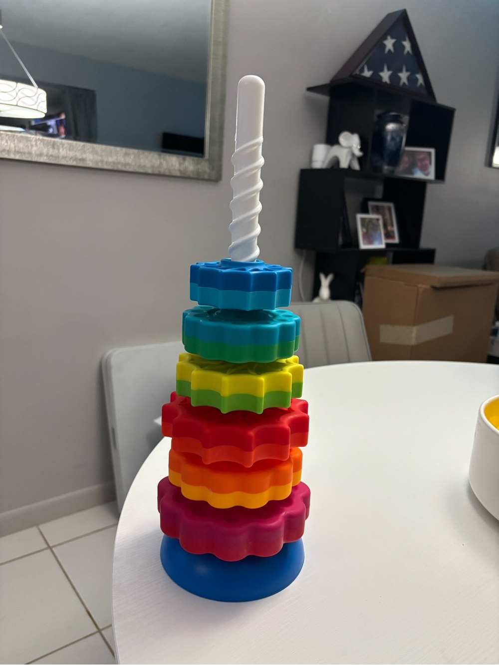 Fat Brain Toys SpinAgain Stacking Toy
